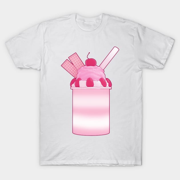 Strawberry Parfait T-Shirt by VelvepeachShop